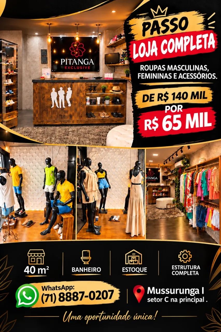 PASSO LOJA EM MUSSURUNGA I