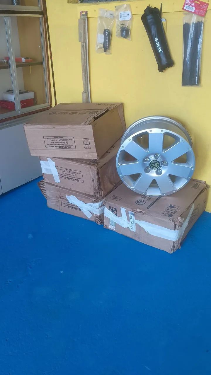 Jogo de rodas aro 15 volkswagen, 5 furos  - Foto 2