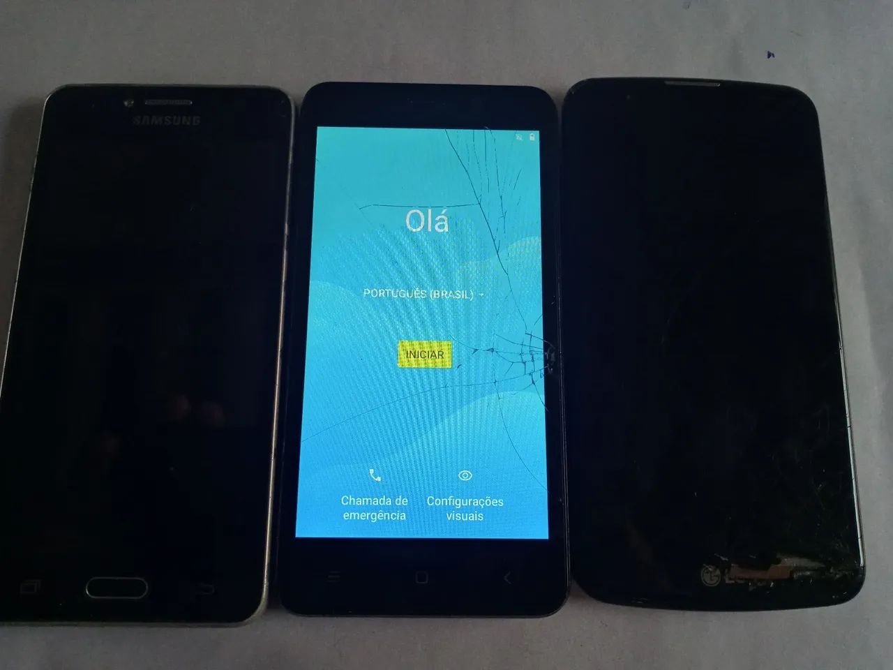 Três celulares para arrumar ou tirar peças - Foto 4