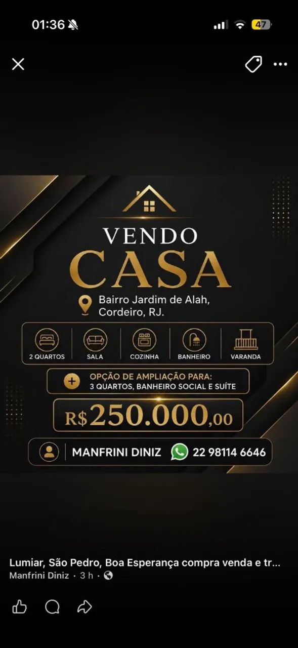 Casa para Venda 