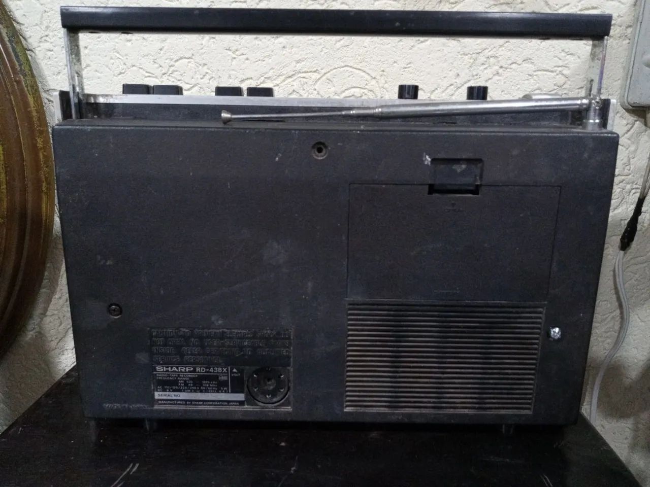 Rádio gravador antigo Sharp  - Foto 2