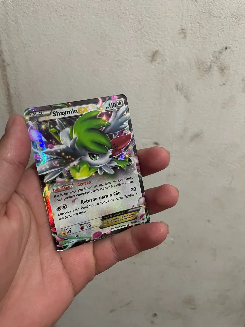 Carta Pokémon Shaymin EX - Foto 2