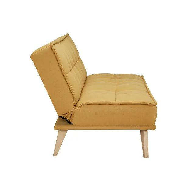 Sofá-Cama 3 Lugares Casal Amarelo - Foto 2
