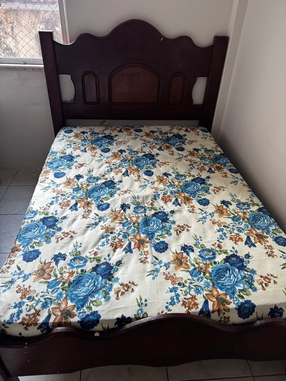Cama de Casal em Madeira Maciça | Sem Colchão - Foto 4