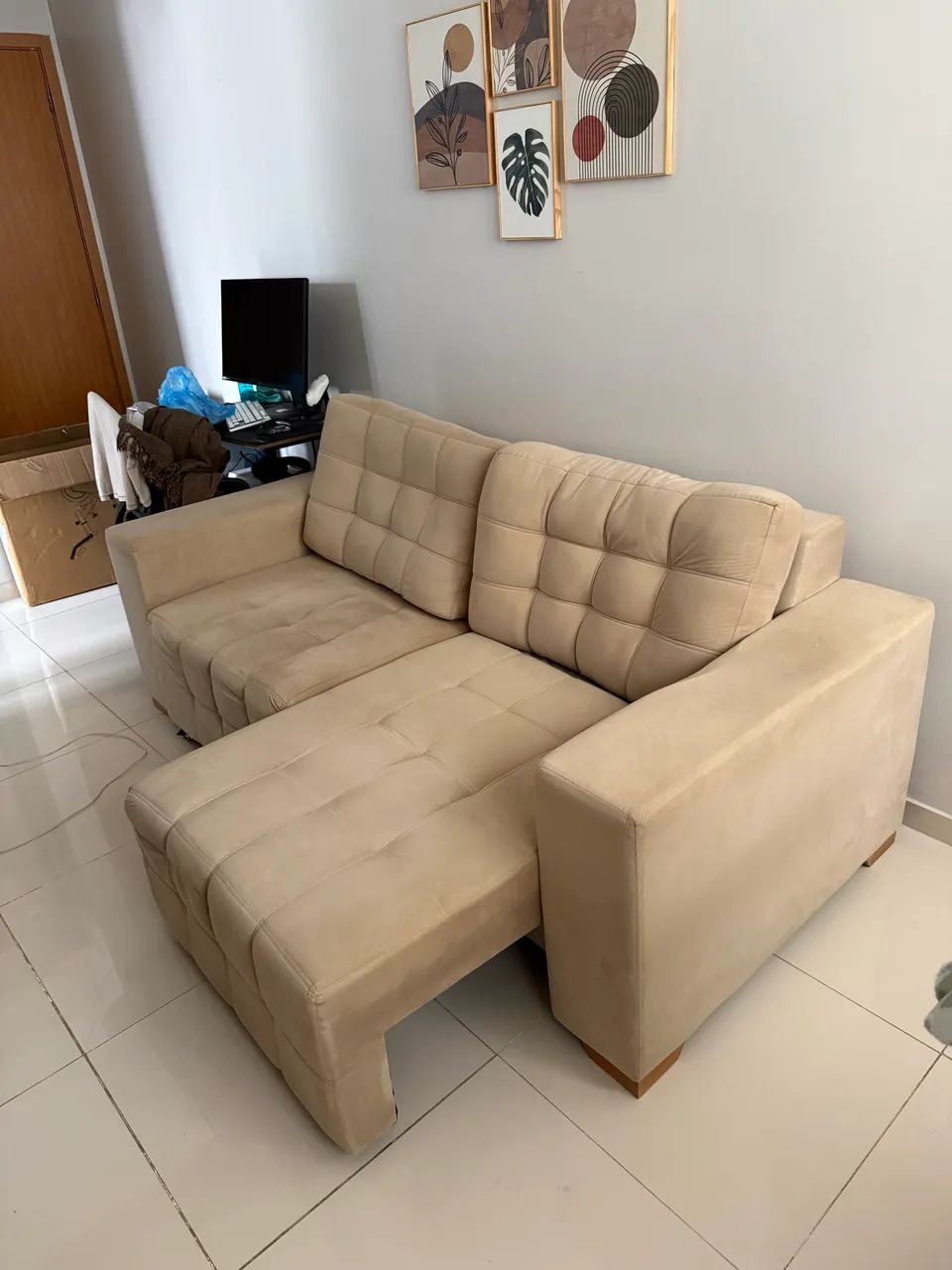 VENDO SOFÁ RETRÁTIL NOVO  - Foto 3