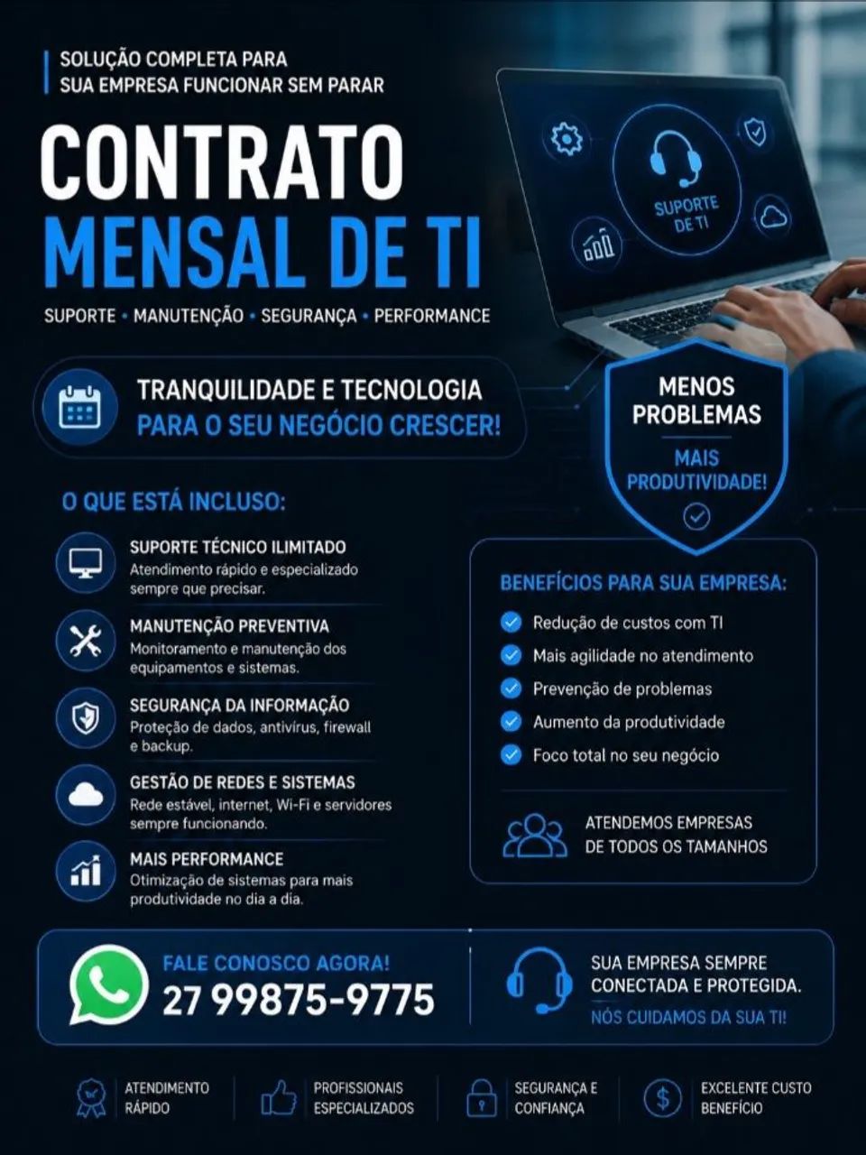 Contrato mensal ti informática 