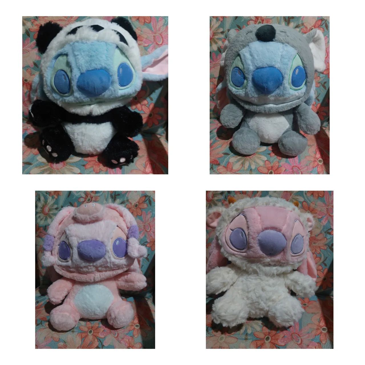 Pelucia media stitch - kit com 4 