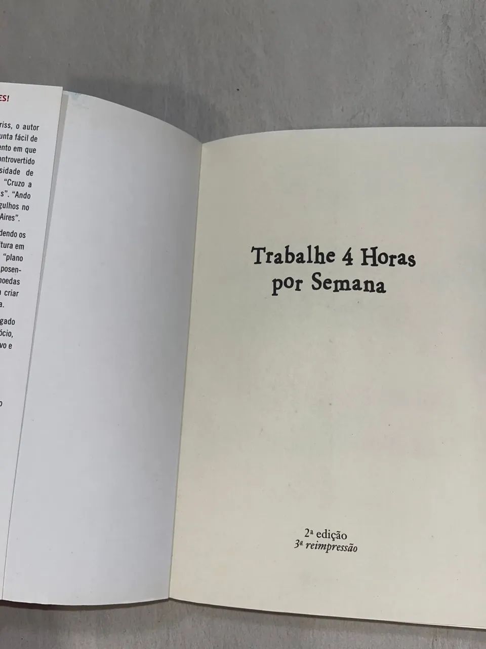 Livro Trabalhe 4 horas por semana - Foto 2