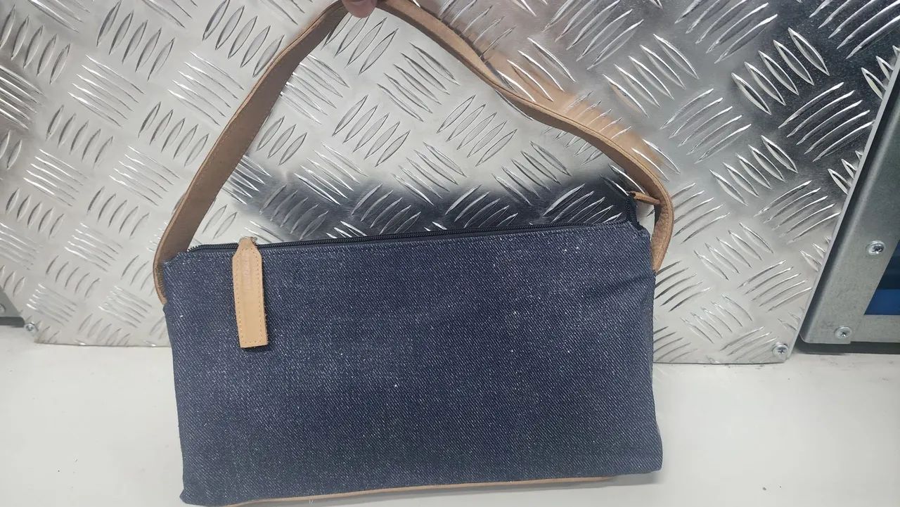 Bolsa Jeans Vintage  com brilho