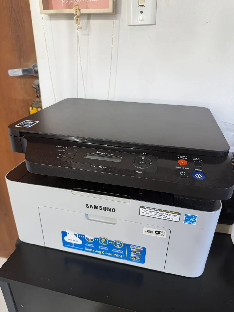 Impressora Samsung Xpress M2070W Laser Multifuncional Wi-Fi - Foto 2