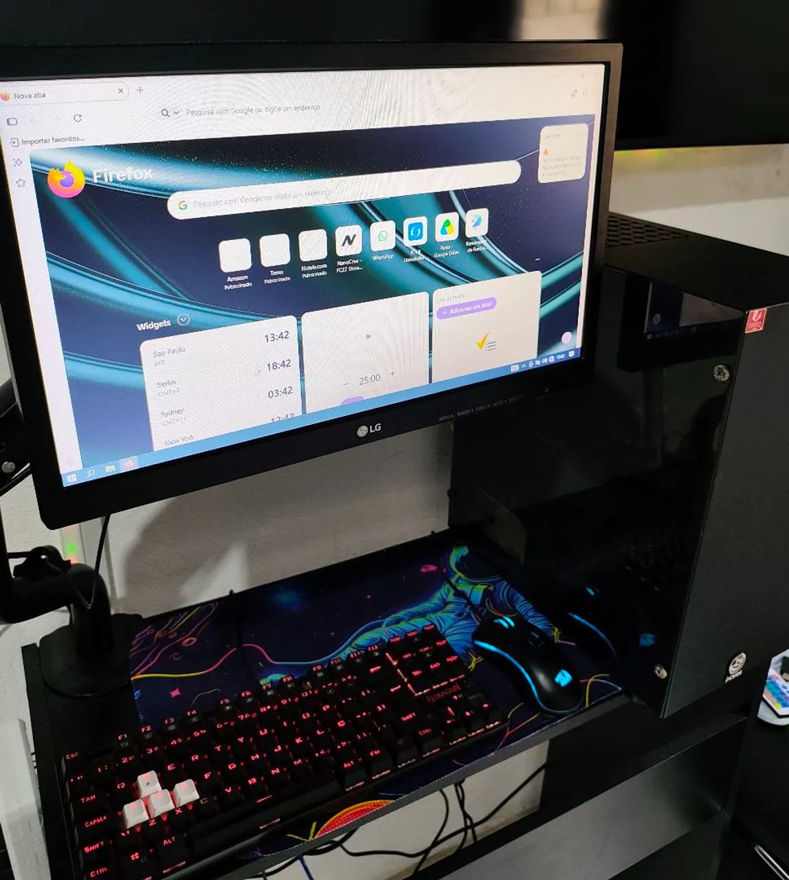 PC Gamer Completo AMD Ryzen 3 16RAM SSD 220 - Foto 3