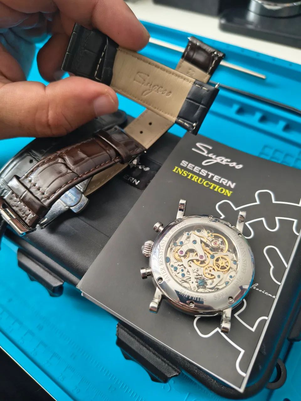  Relógio Suguess Moonphase Master S394 - Foto 3