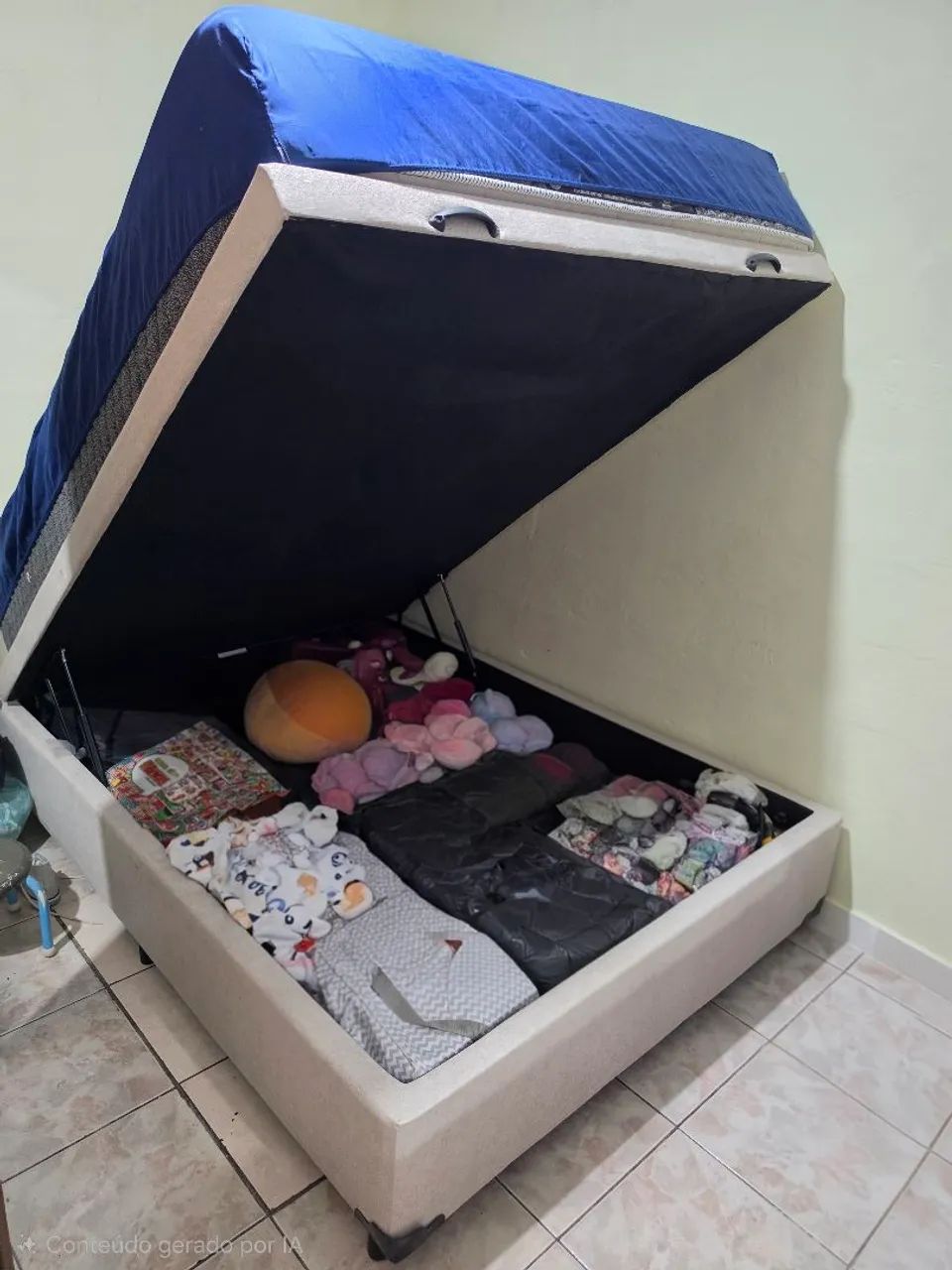 Cama box baú+ colchão - NOVO - Foto 3
