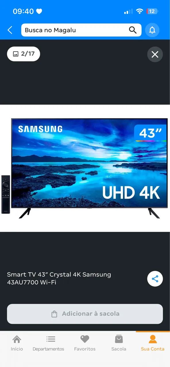 Televisão Samsung 43 polegadas  - Foto 2