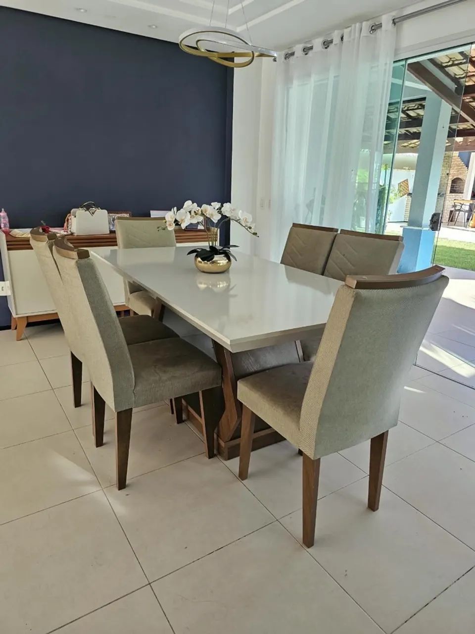 Mesa Jantar Luxo - Foto 5