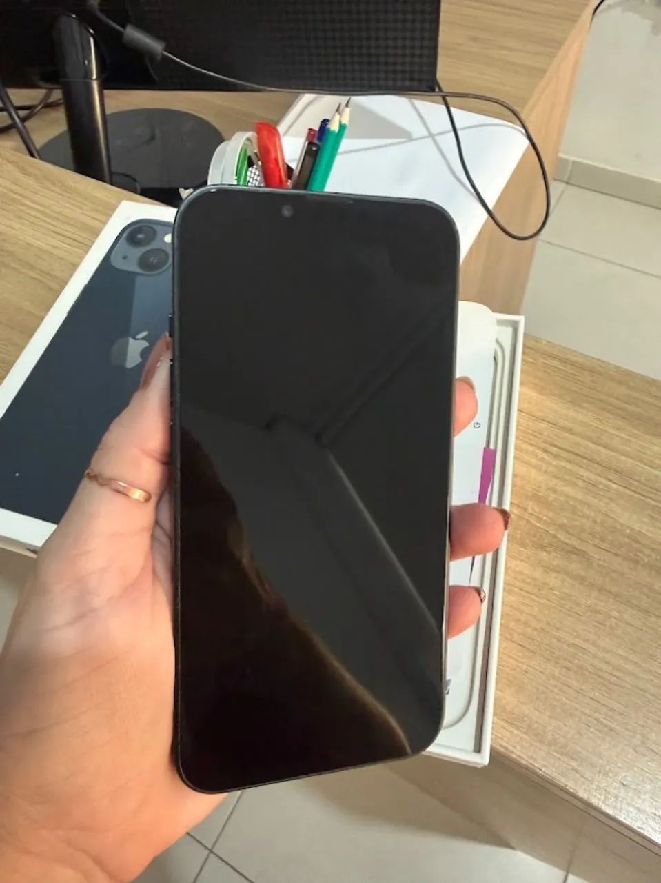 IPHONE 13 PRETO - 128GB - R$ 1.600 - Foto 5