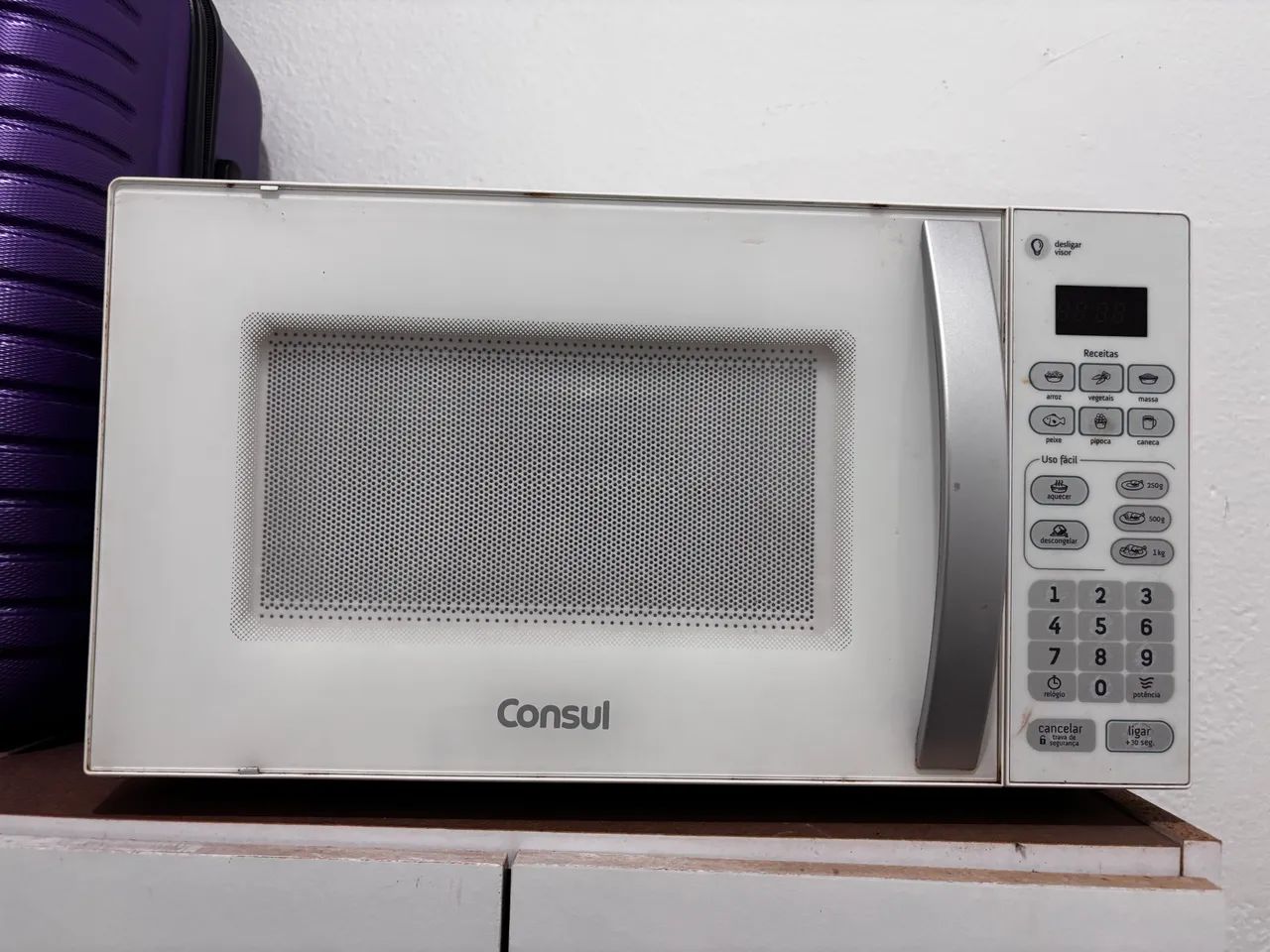 Micro-ondas Consul 20L 127V - Funcionando Perfeitamente