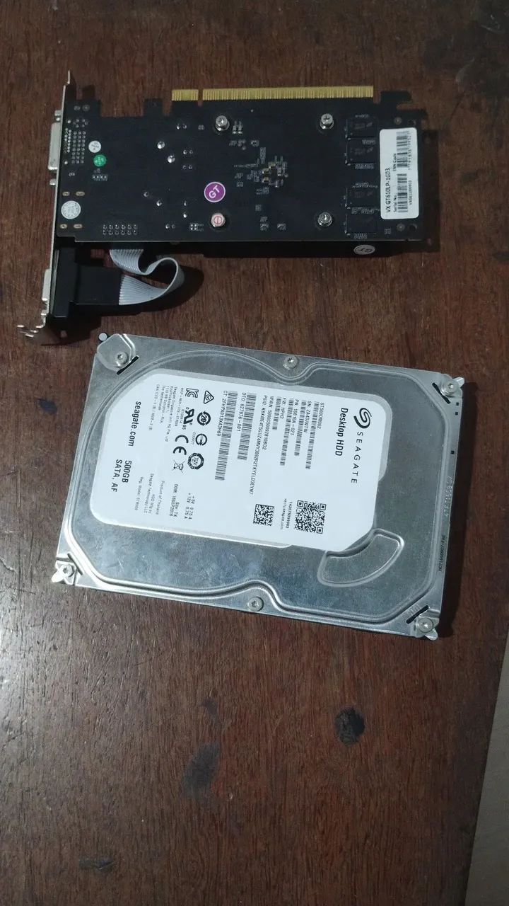 Placa de vídeo gt601 // HD 500gb
