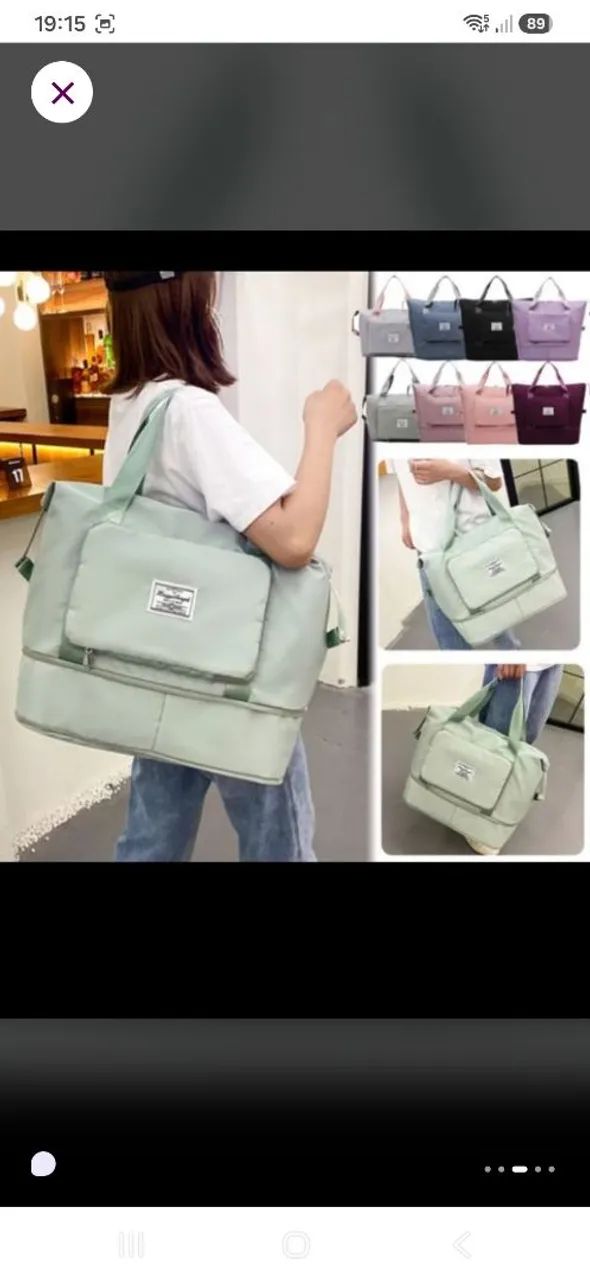 Bolsa grande, com vários compartimentos  - Foto 2