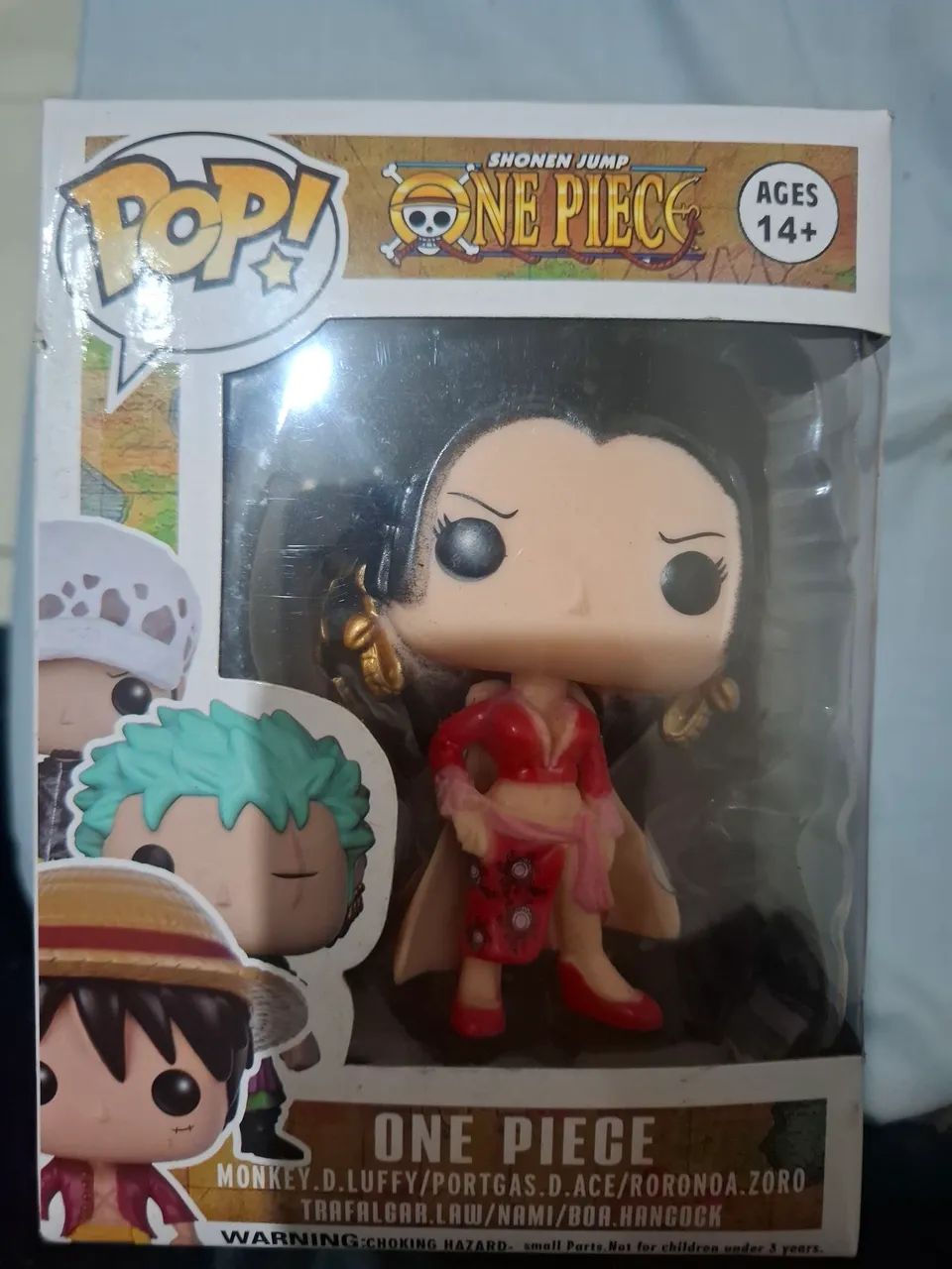Boneco Estilo Funko Pop Boa Hancock One Piece com Caixa