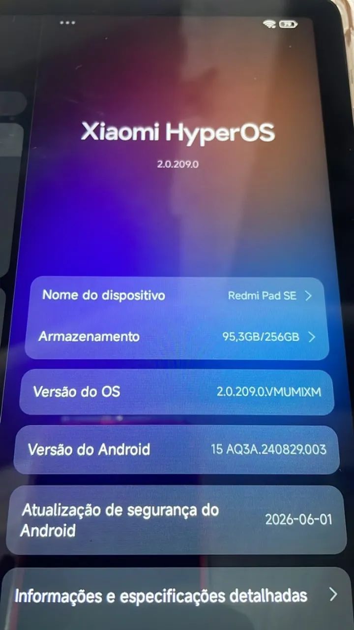Troco TABLET RedMi PAD SE por NETEBOOK - Foto 3