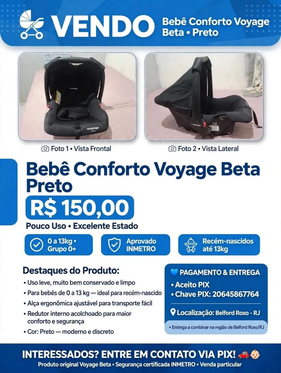 Bebê conforto voyage