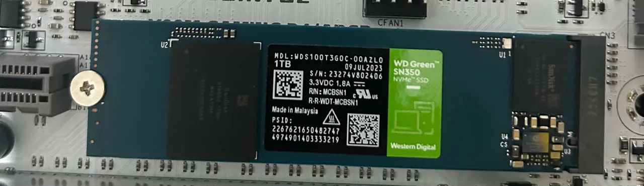 SSD NVMe WD 1TB