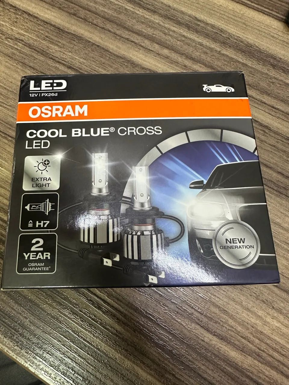 Par lâmpada led H7 OSRAM