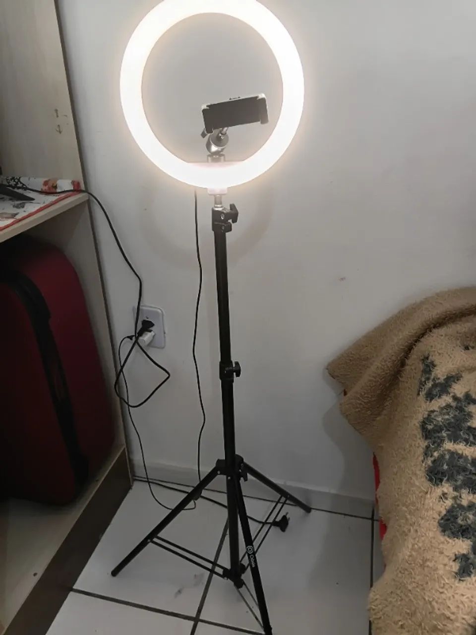  * mini Tripé Flexível  NOVO Ring light 10 polegadas de 2.10 Metro  - Foto 5