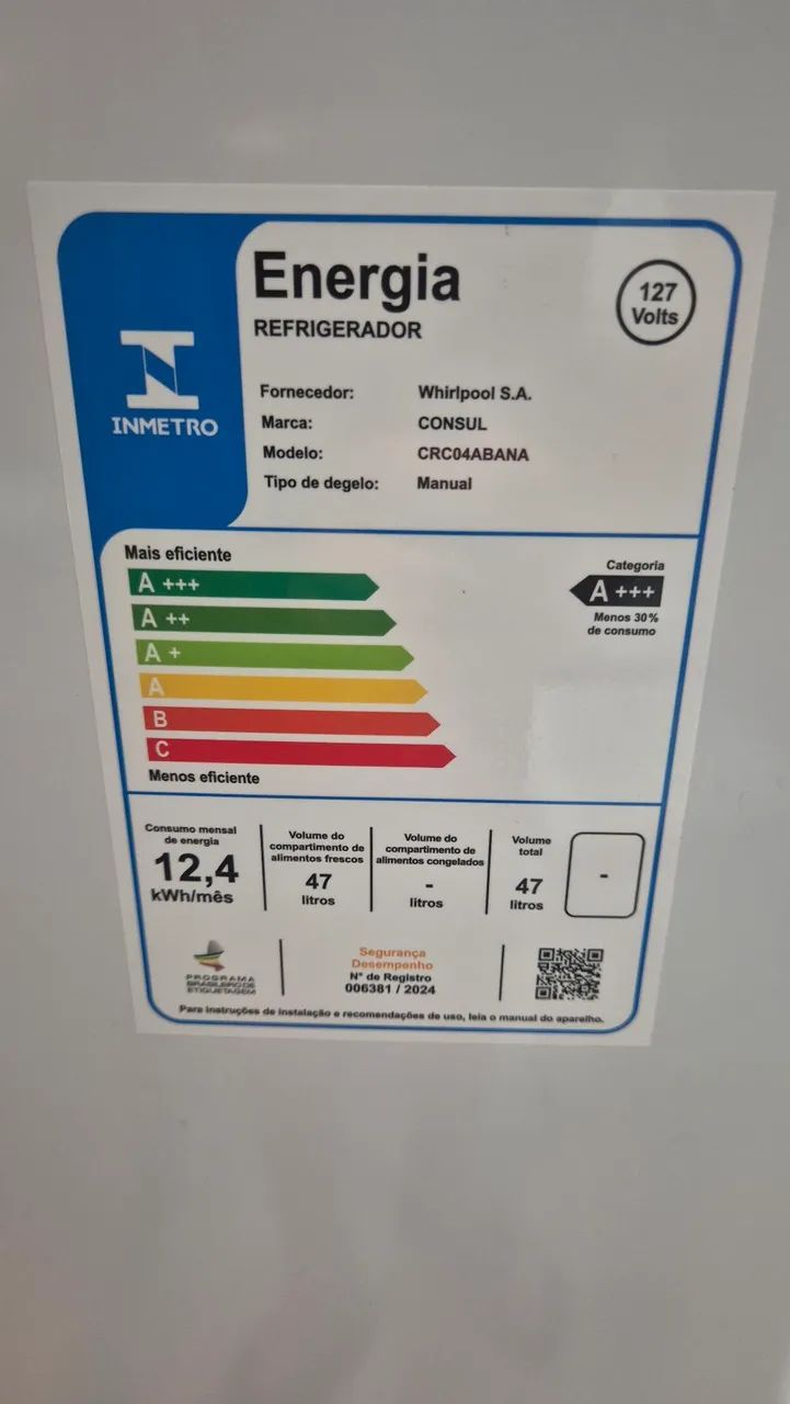 FRIGOBAR CONSUL (Um mês de uso) - Foto 4