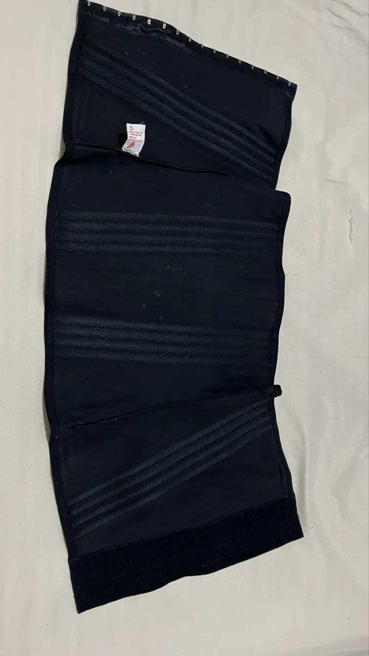 Cinta Modeladora Miracle Belt Original - Preta Tamanho G - Foto 3