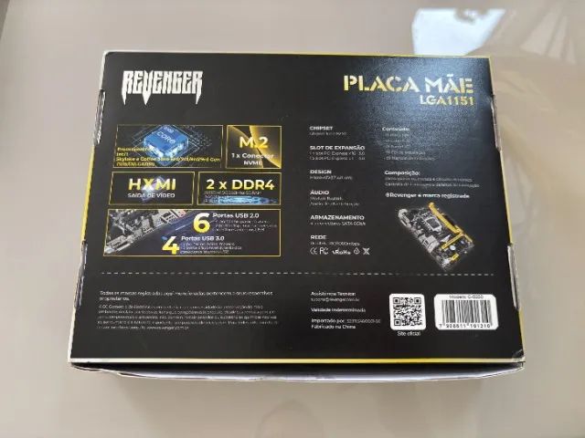 PLACA-MÃE REVENGER B250, SOCKET INTEL 1151 - Foto 2