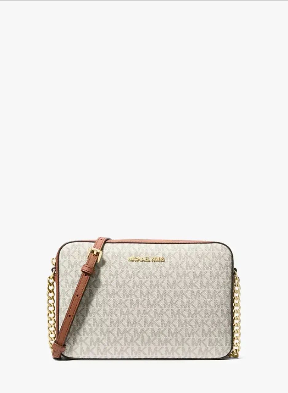 MICHAEL KORS - Bolsa transversal Jet Set com estampa do logotipo Com DUST BAG