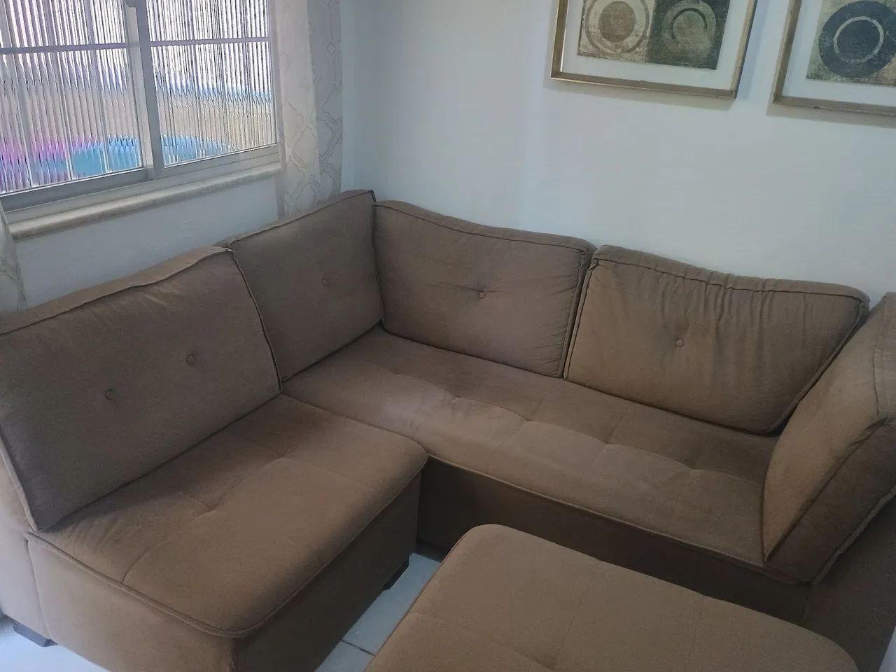 Sofá de canto novíssimo 