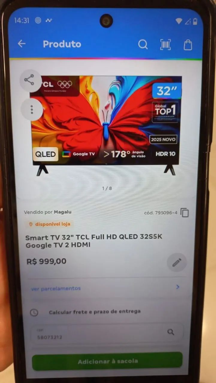 Vendo uma tv