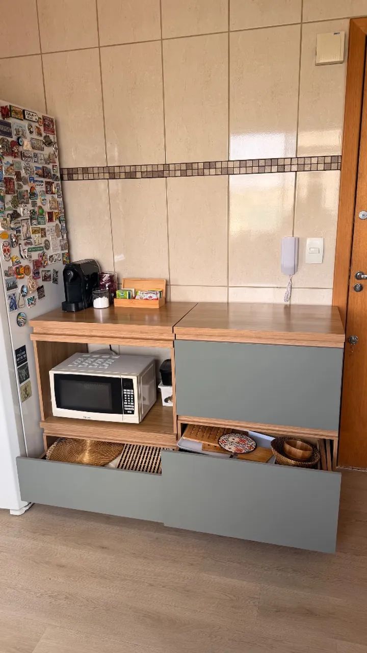 Armário Balcão Cozinha Nesher Rainha Modular - Excelente Estado - Foto 5