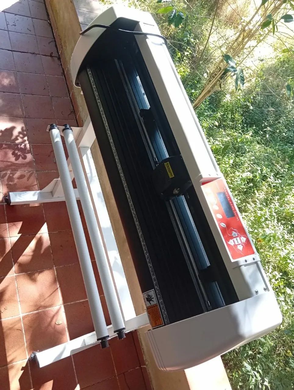 Plotter de Recorte Nagano NPR72F 72cm - Pouquíssimo Uso + Base + Acessórios - Foto 3