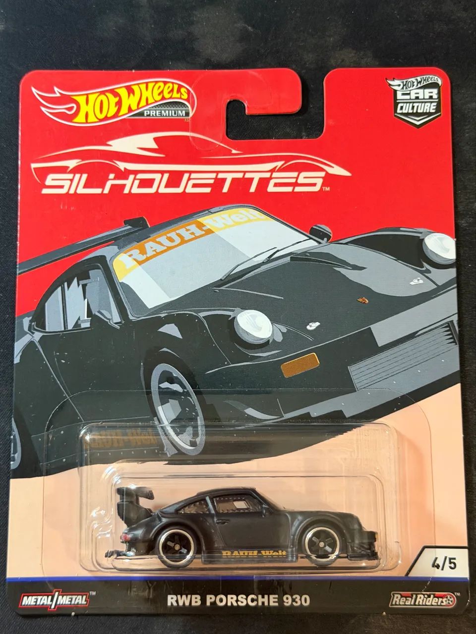 Hot Wheels RWB Porsche 930 Preto