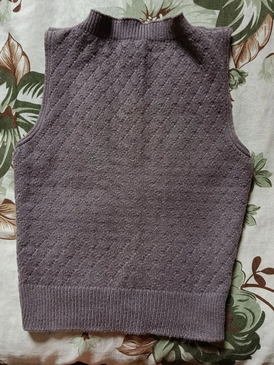 Blusa tricô cinza  - Foto 5