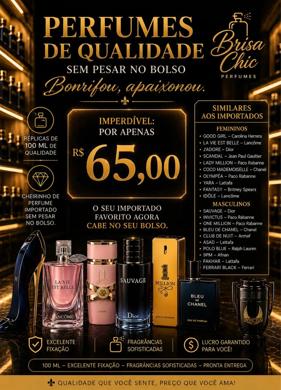 Perfumes importados 