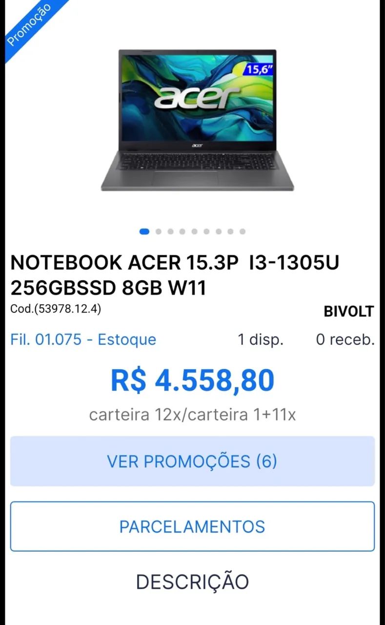 VENDE-SE NOTEBOOK ACER  - Foto 3
