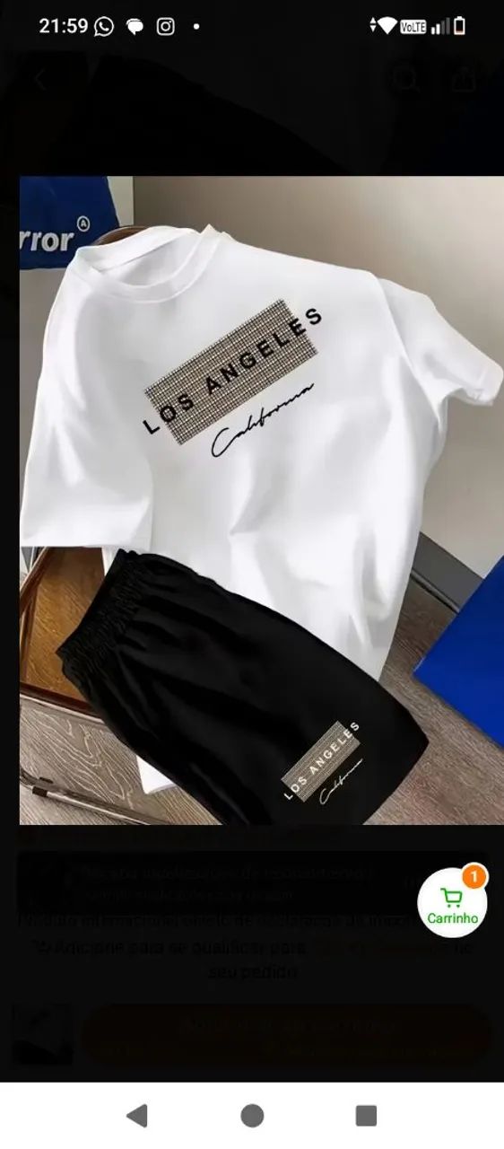 Conjunto masculino 