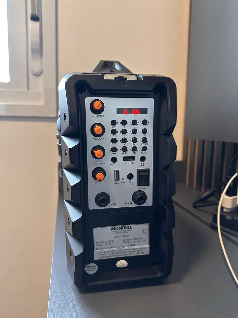 Caixa de som Amplificadora Mondial  Bluetooth - Foto 5