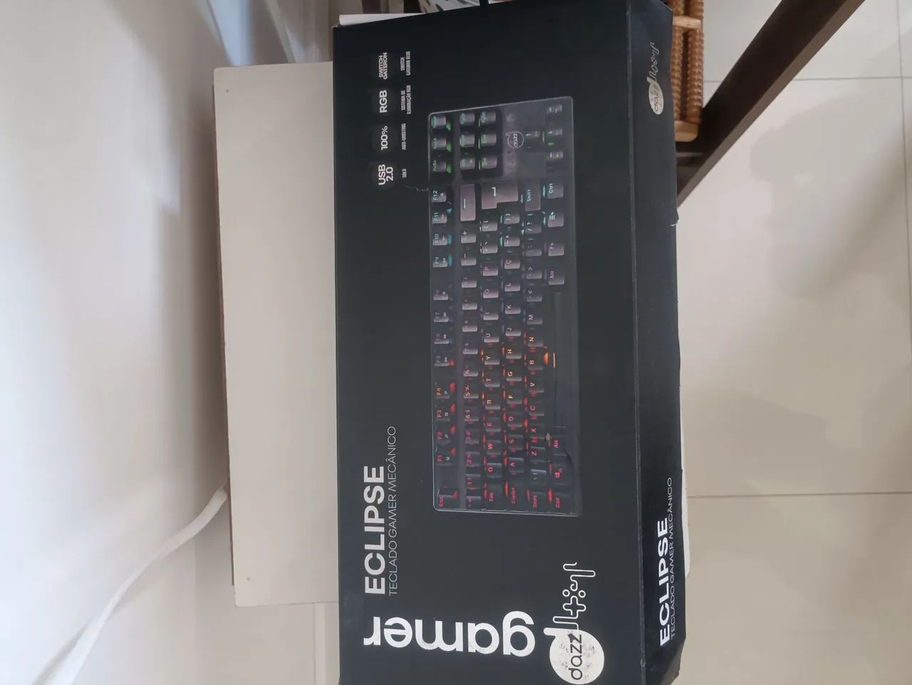 Teclado gamer mecânico dazz eclipse - Foto 3