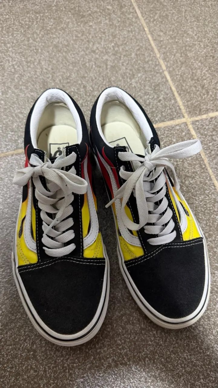 Tênis Vans Skool Flame - Tam 37 - Foto 2