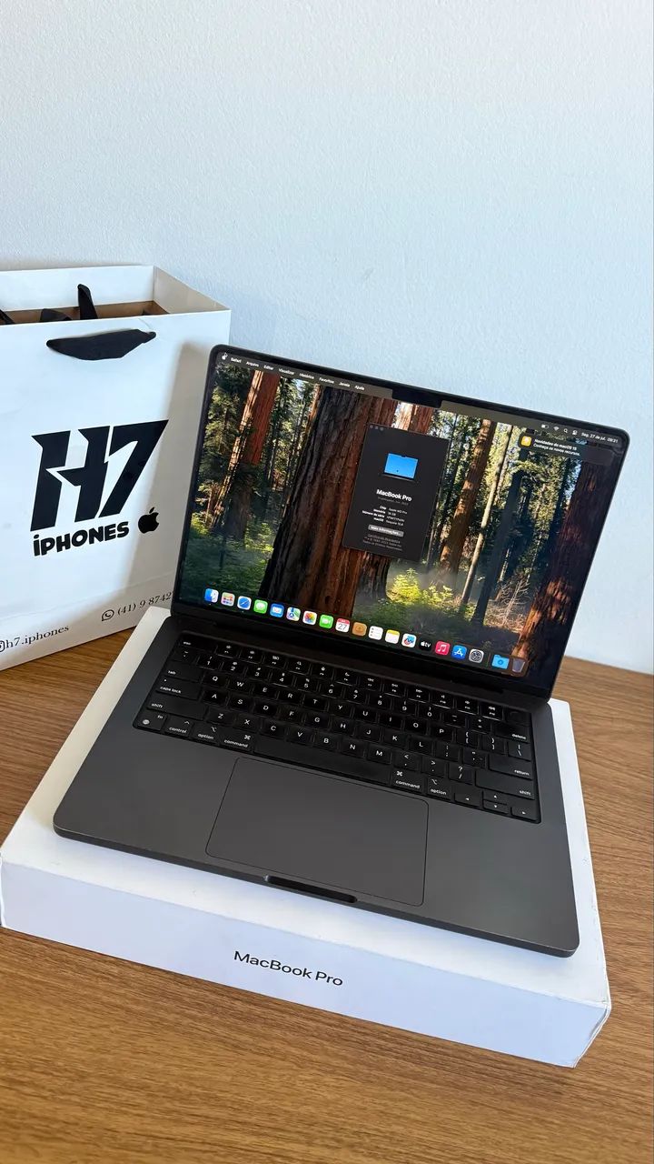 MacBook Pro 14 M3 18gb Ram 512gb Ssd impecável 