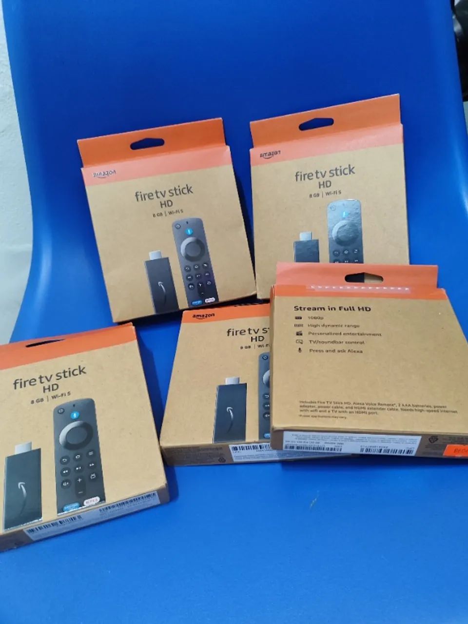 Fire Tv Stick Full Hd Amazon 4a Gen Preto 8GB 1GB WI-FI 5 (2024) Lacrado - Foto 5