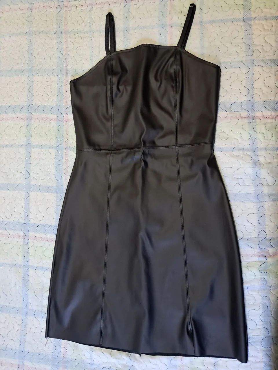 Vestido em napa