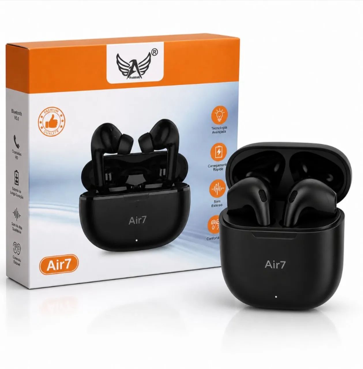 Fone Bluetooth Air7 - Liberdade, estilo e som de qualidade! - Foto 2
