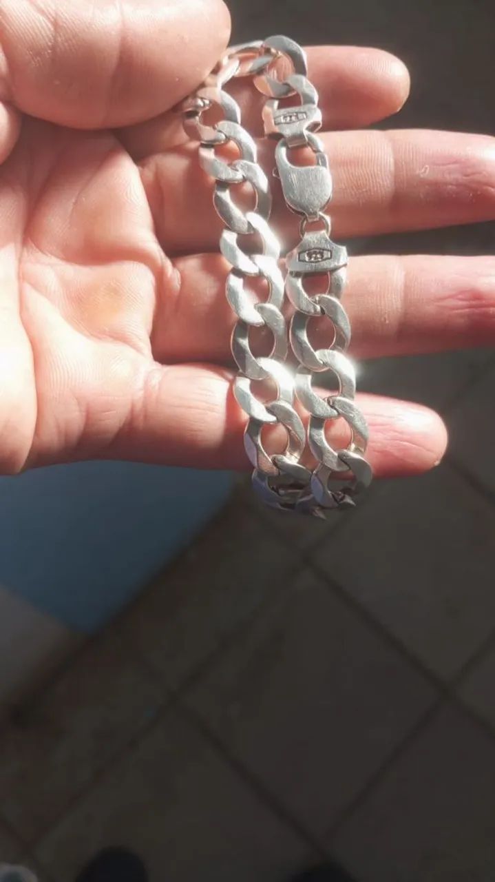 Pulseira de prata  - Foto 2